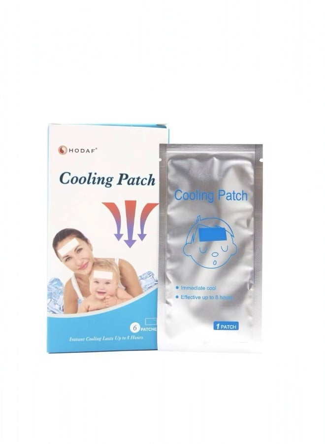 Hodaf Temperature Control Sheet Instant Cooling Patch 6 Pcs For Babies - Image 1
